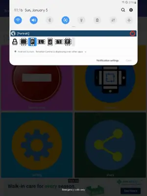 Screen rotation control (High Soft) android App screenshot 6